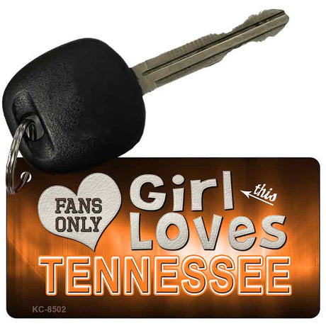 This Girl Loves Tennessee Novelty Metal Key Chain KC-8502