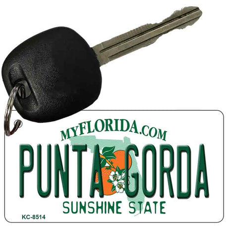 Punta Gorda Florida Novelty Metal Key Chain KC-8514