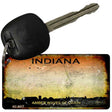 Indiana Rusty State Novelty Metal Key Chain KC-8517