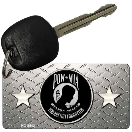 POW MIA Diamond Novelty Metal Key Chain KC-8542