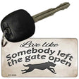 Gate Open Novelty Metal Key Chain KC-8548