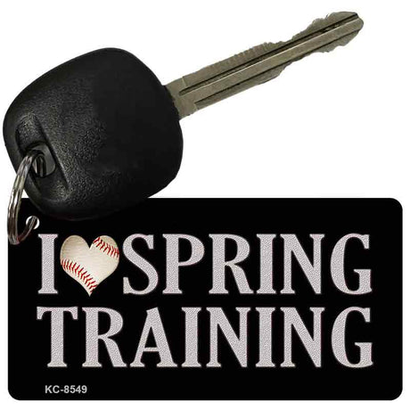 I Love Spring Training Novelty Metal Key Chain KC-8549