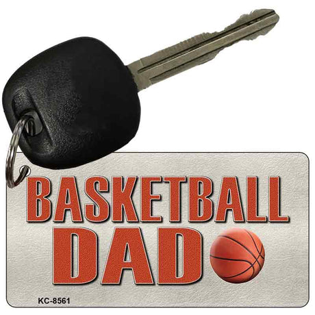 Basketball Dad Novelty Metal Key Chain KC-8561