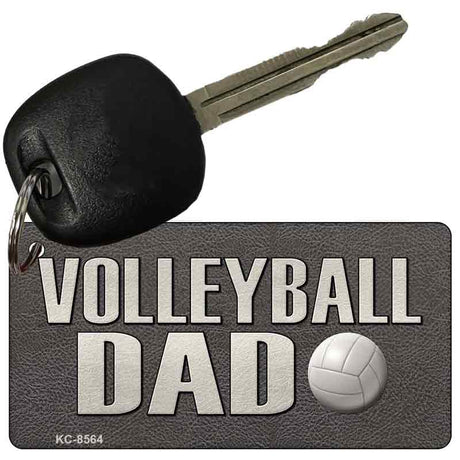 Volleyball Dad Novelty Metal Key Chain KC-8564