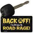 Back Off Novelty Metal Key Chain KC-8572