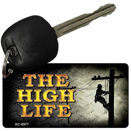 The High Life Novelty Metal Key Chain KC-8577