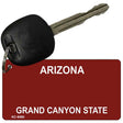 Arizona Red Novelty Metal Key Chain KC-8580