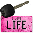 I Love Life Novelty Metal Key Chain KC-8583