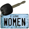 I Love Women Novelty Metal Key Chain KC-8584