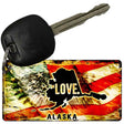 Alaska Love Novelty Metal Key Chain KC-8588