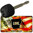 Arkansas Love Novelty Metal Key Chain KC-8590