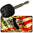 California Love Novelty Metal Key Chain KC-8591