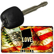 Indiana Love Novelty Metal Key Chain KC-8600