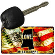 Mississippi Love Novelty Metal Key Chain KC-8610