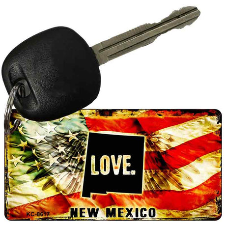 New Mexico Love Novelty Metal Key Chain KC-8617