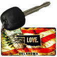 Oklahoma Love Novelty Metal Key Chain KC-8622