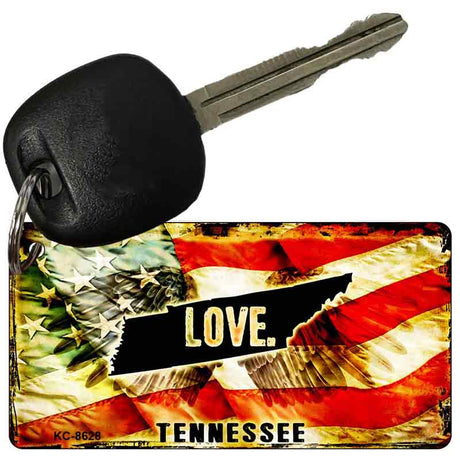 Tennessee Love Novelty Metal Key Chain KC-8628