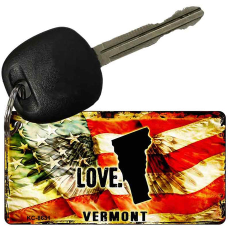 Vermont Love Novelty Metal Key Chain KC-8631