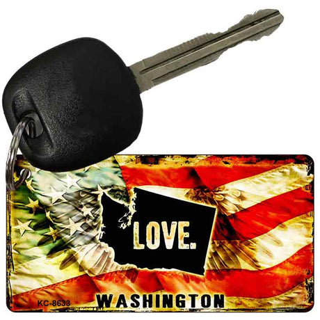 Washington Love Novelty Metal Key Chain KC-8633