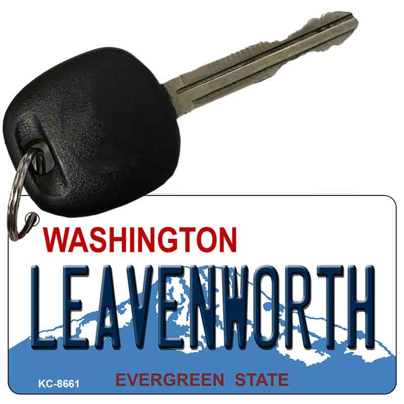 Leavenworth Washington Novelty Metal Key Chain KC-8661