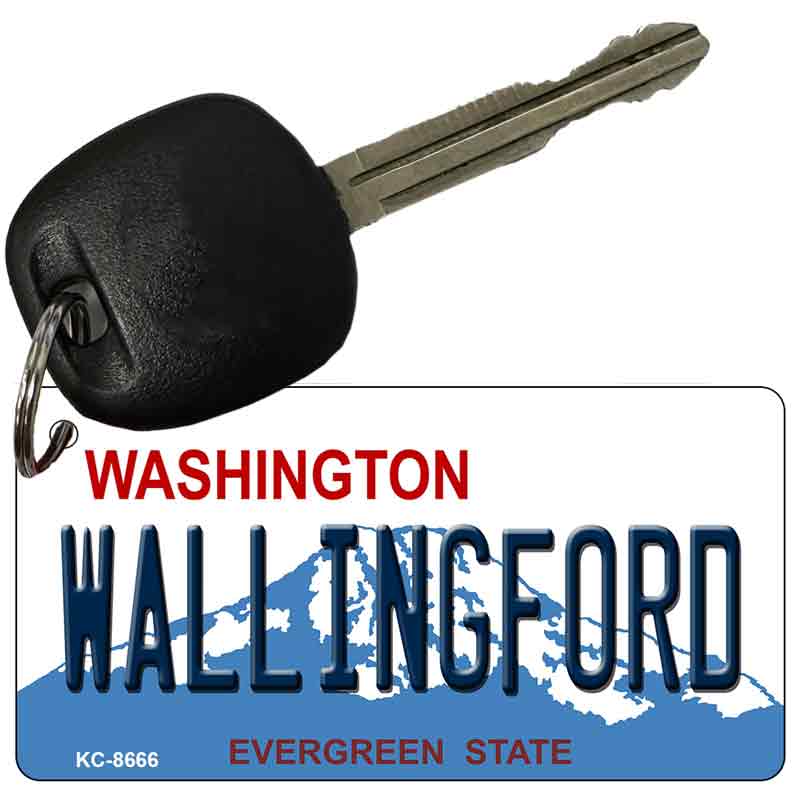 Wallingford Washington Novelty Metal Key Chain KC-8666