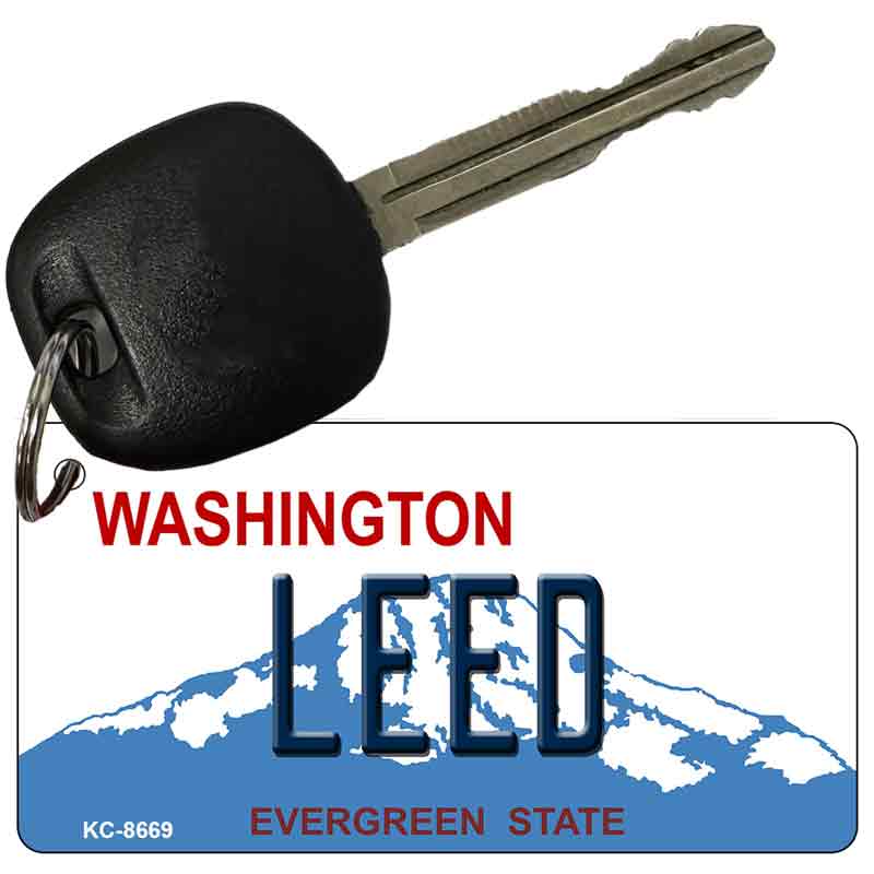 Leed Washington Novelty Metal Key Chain KC-8669