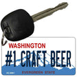 No 1 Craft Beer Washington Novelty Metal Key Chain KC-8681