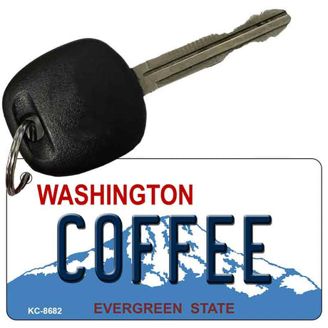 Coffee Washington Novelty Metal Key Chain KC-8682