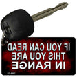 You Are In Range Novelty Metal Key Chain KC-8697