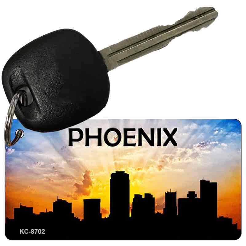 Phoenix Silhouette Novelty Metal Key Chain KC-8702