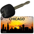 Chicago Silhouette Novelty Metal Key Chain KC-8706