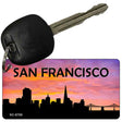 San Francisco Silhouette Novelty Metal Key Chain KC-8709