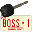 Boss-1 Novelty Metal Key Chain KC-8711