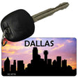 Dallas Silhouette Novelty Metal Key Chain KC-8719