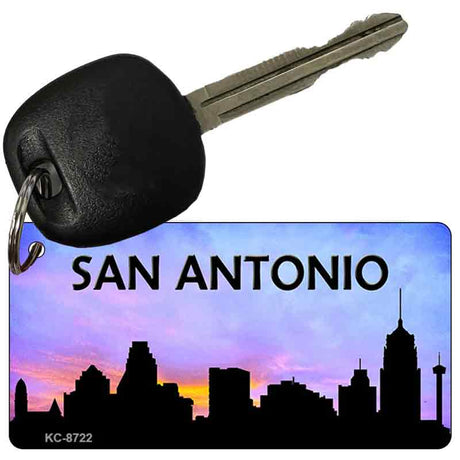 San Antonio Silhouette Novelty Metal Key Chain KC-8722