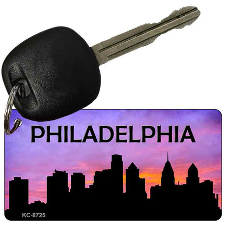 Philadelphia Silhouette Novelty Metal Key Chain KC-8725