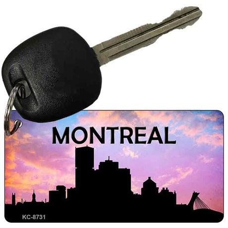 Montreal Silhouette Novelty Metal Key Chain KC-8731