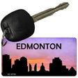 Edmonton Silhouette Novelty Metal Key Chain KC-8735