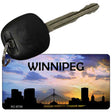 Winnipeg Silhouette Novelty Metal Key Chain KC-8736