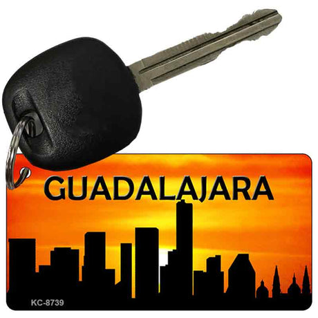 Guadalajara Silhouette Novelty Metal Key Chain KC-8739