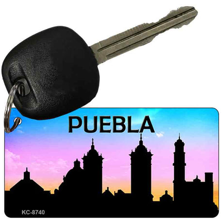 Puebla Silhouette Novelty Metal Key Chain KC-8740