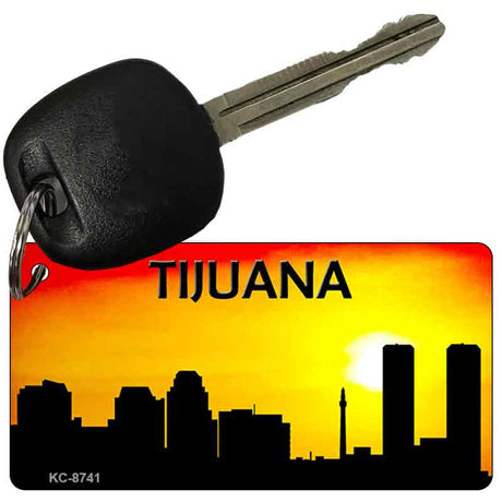 Tijuana Silhouette Novelty Metal Key Chain KC-8741