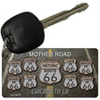 Route 66 Black Top Novelty Metal Key Chain KC-8777