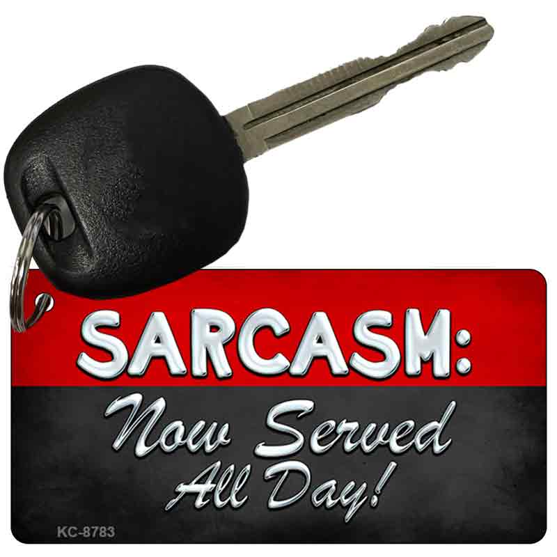 Sarcasm Novelty Metal Key Chain KC-8783