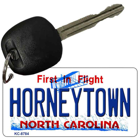 Horneytown North Carolina Novelty Metal Key Chain KC-8784