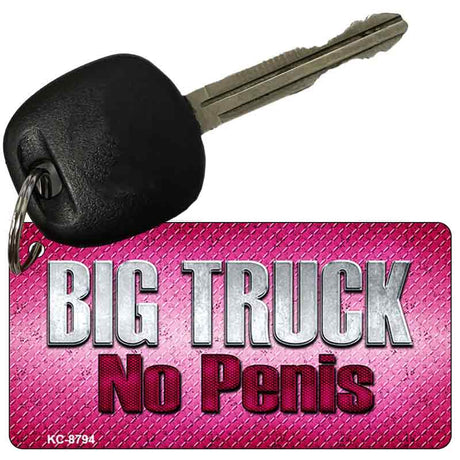 Big Truck No Penis Novelty Metal Key Chain KC-8794