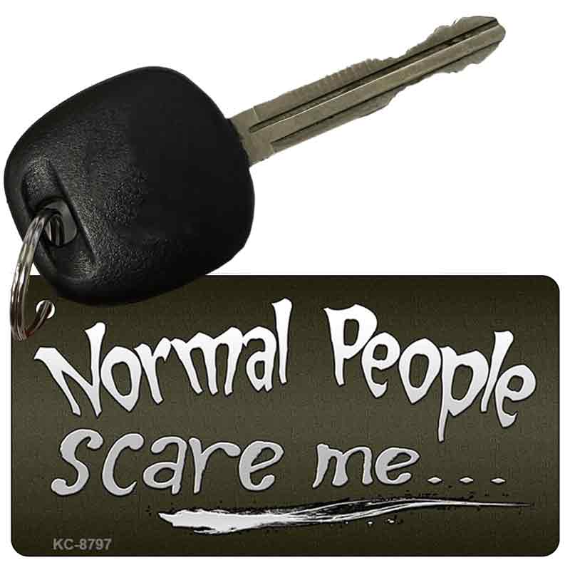 Normal People Novelty Metal Key Chain KC-8797