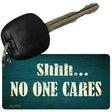 No One Cares Novelty Metal Key Chain KC-8802