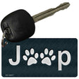 J**P Dog Paws Novelty Metal Key Chain KC-8807