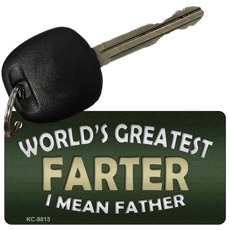 Greatest Farter Novelty Metal Key Chain KC-8813